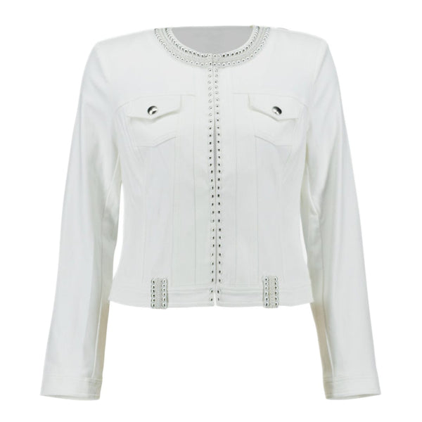 White Jacket With Buttons