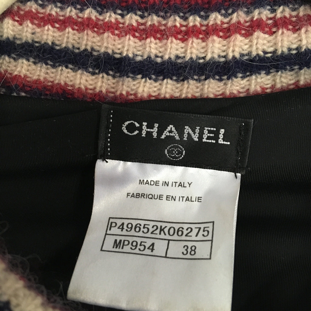 Rare CHANEL cashmere, silk and sequin bolero jacket from the 2014 Paris Texas prefall collection.