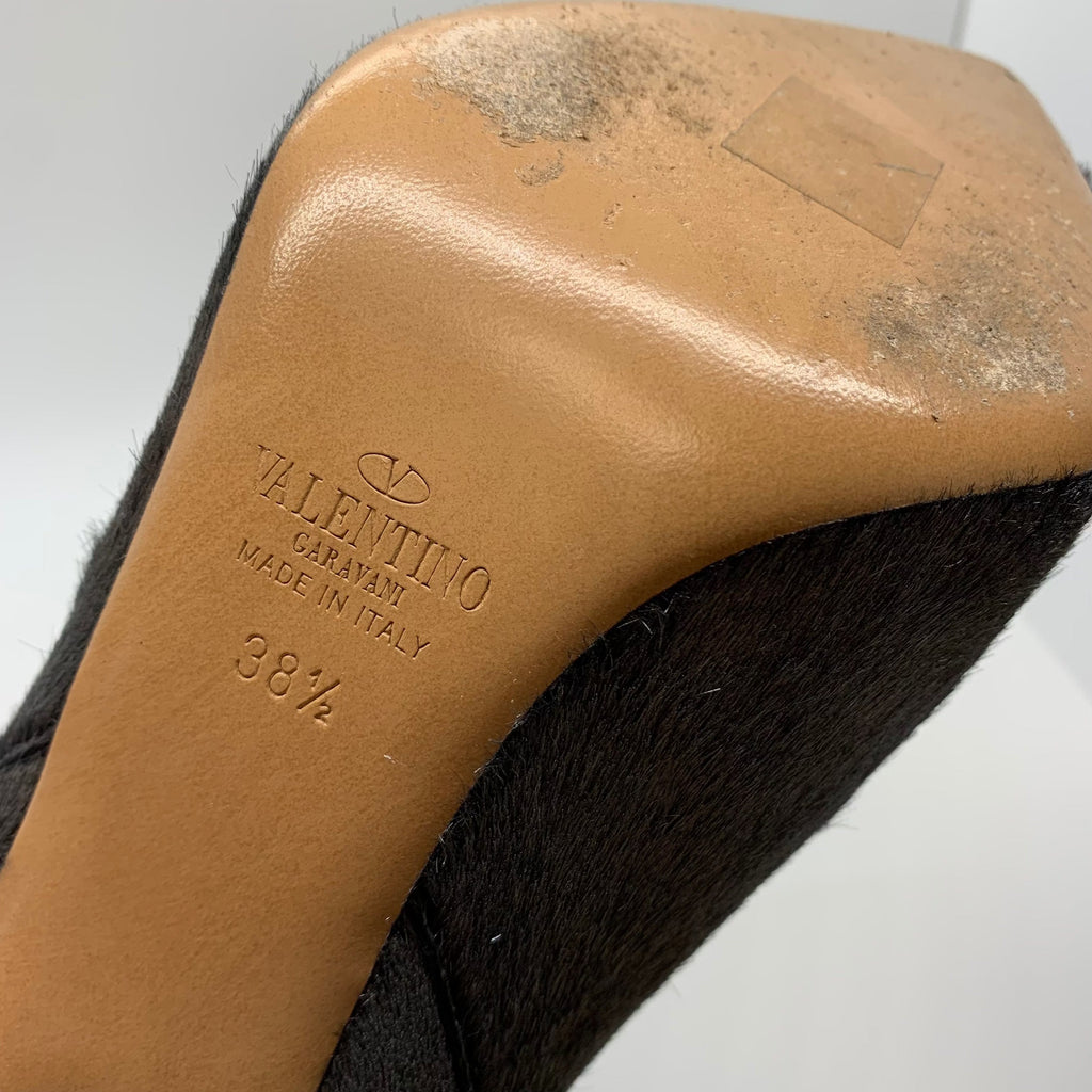 Valentino Silver Stiletto Ankle Boots