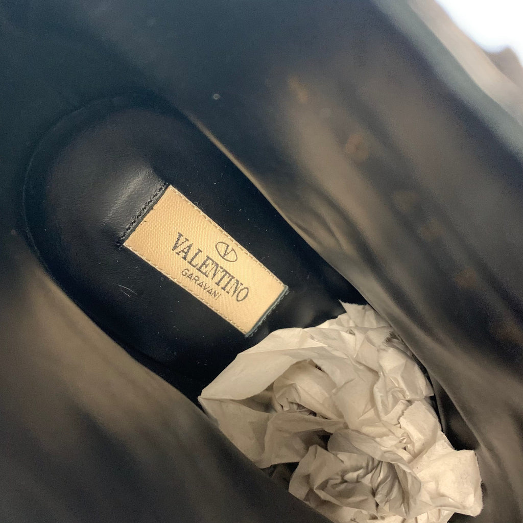 Valentino Silver Stiletto Ankle Boots