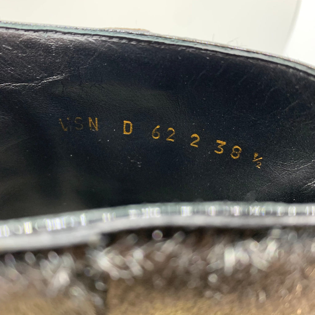 Valentino Silver Stiletto Ankle Boots